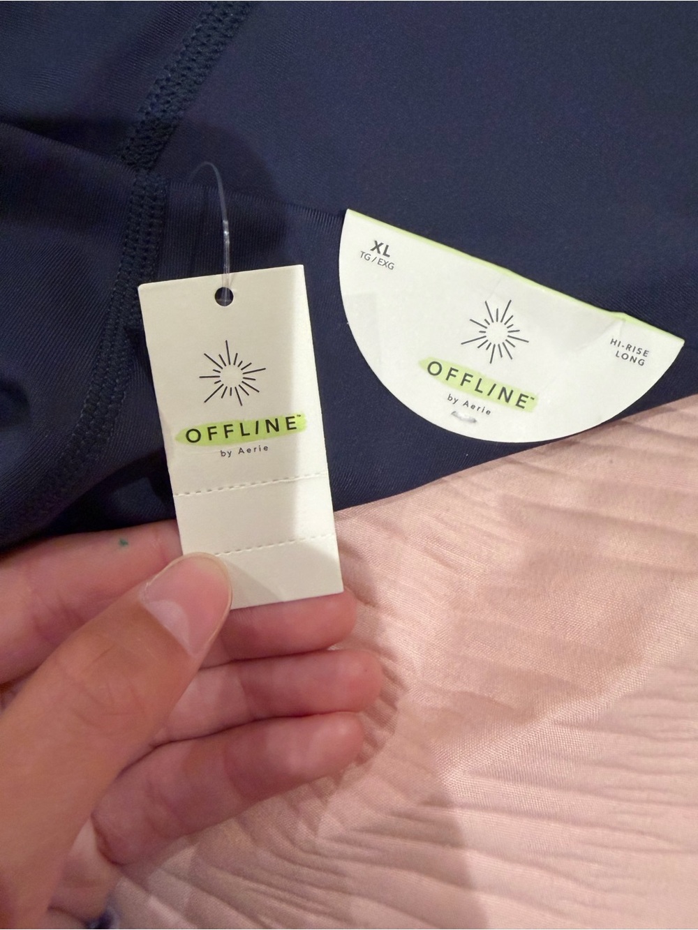 aerie nwt navy leggings xl - Picture 5 of 9
